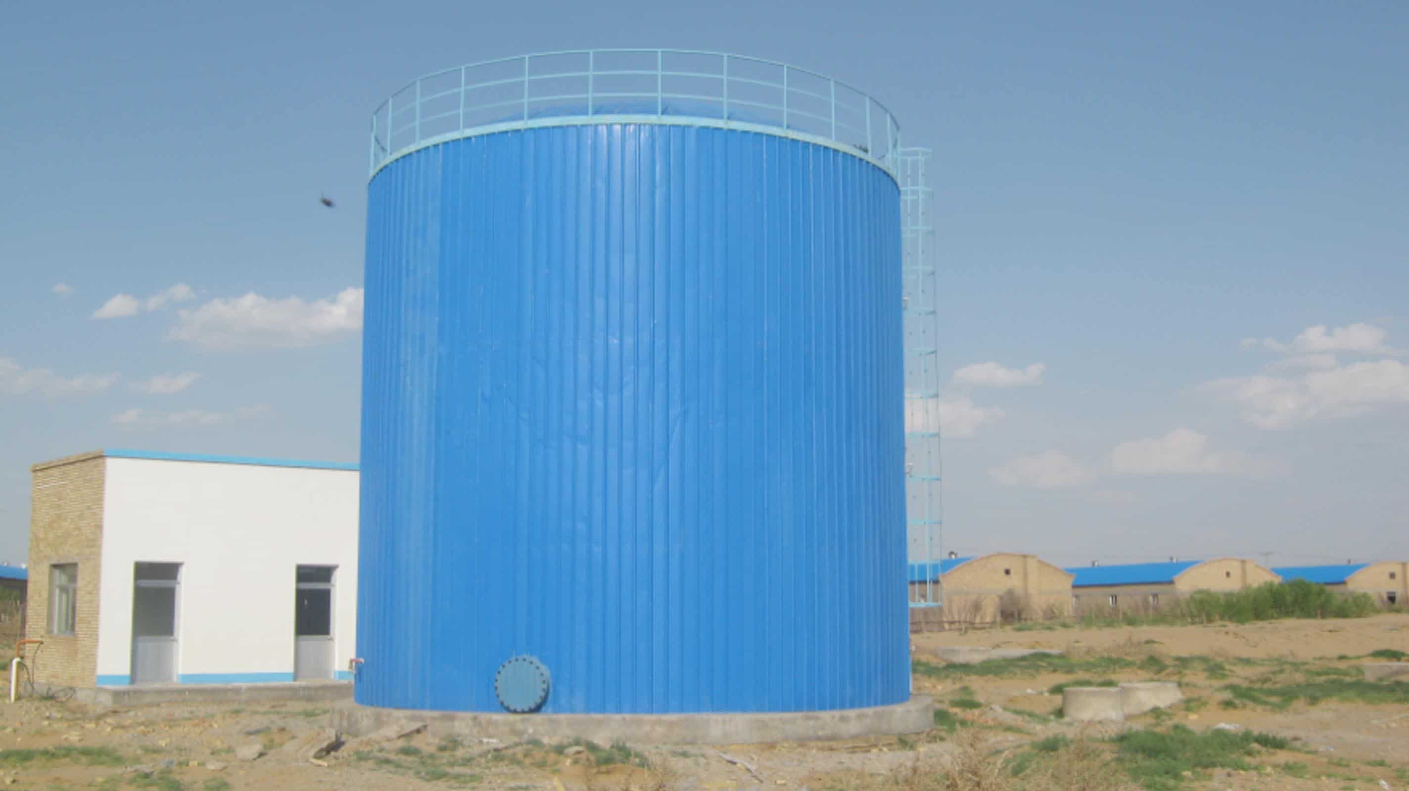 Inner Mongolia Wushenqi cattle farm biogas project CSTR with insulation system