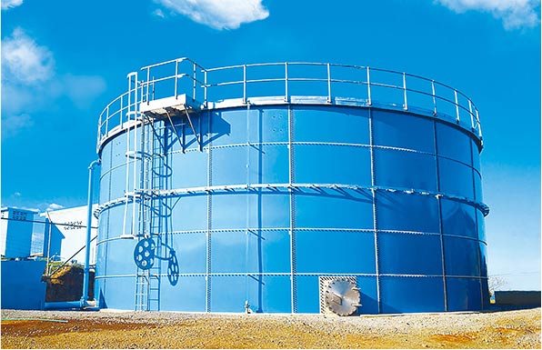 glass fused to steel tanks